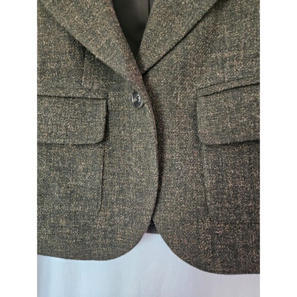 Body By Victoria Short Wool Blend Jacket With Faux Fur Collar Sz 6 Fully Lined - Picture 2 of 8